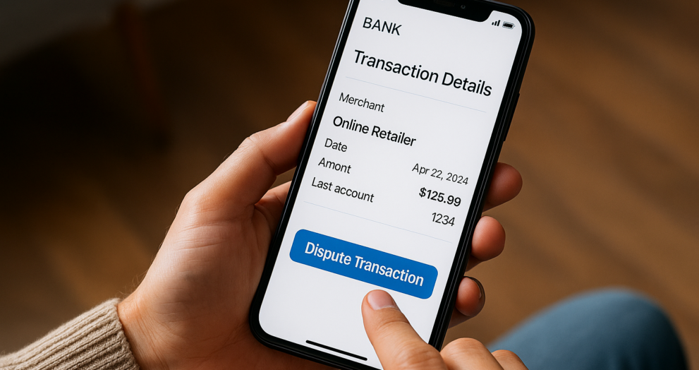 Customers can submit chargebacks with ease.
