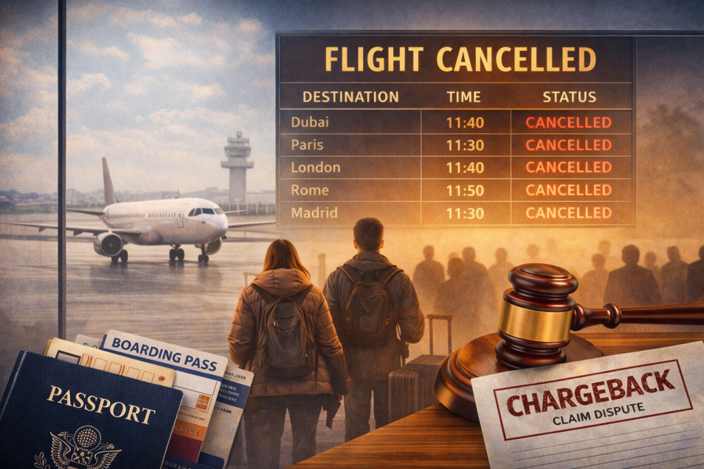 Iran travel chargebacks