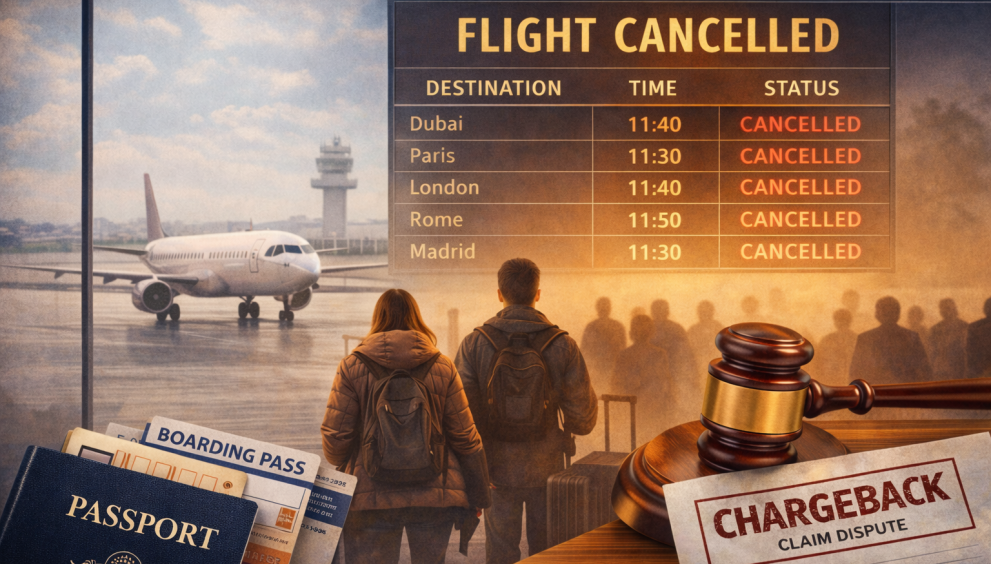 Iran travel chargebacks