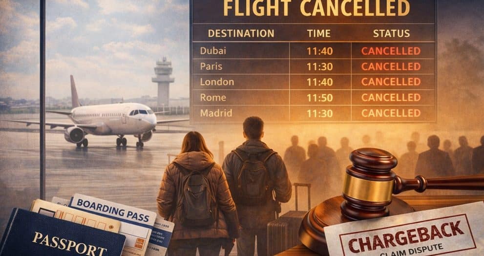 Iran travel chargebacks