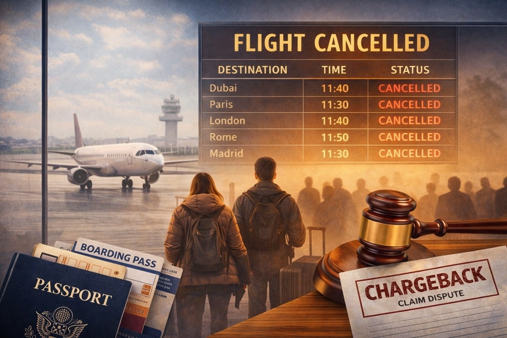 Iran travel chargebacks