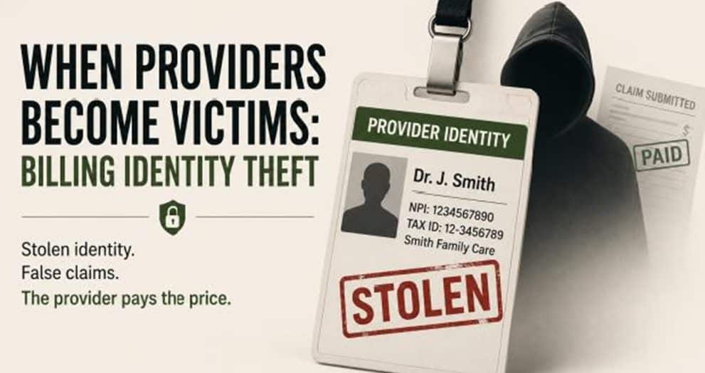 Billing identity theft