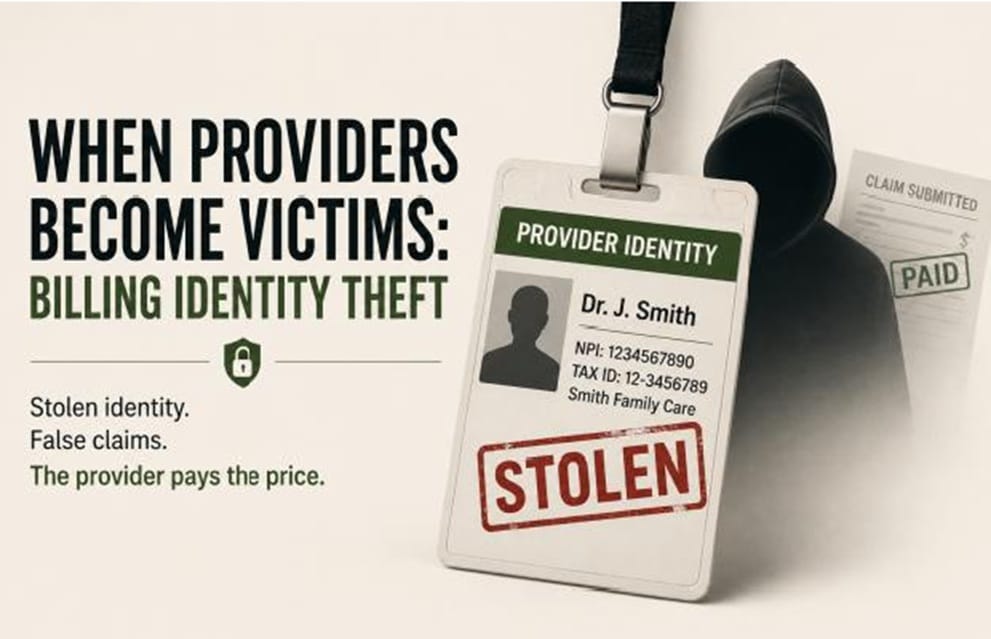 Billing identity theft