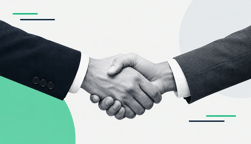 Trust with a handshake
